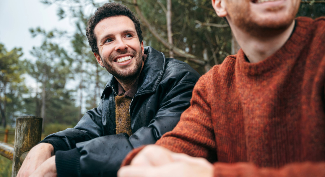 two guys outside