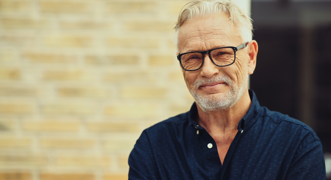 older gentleman with glasses 
